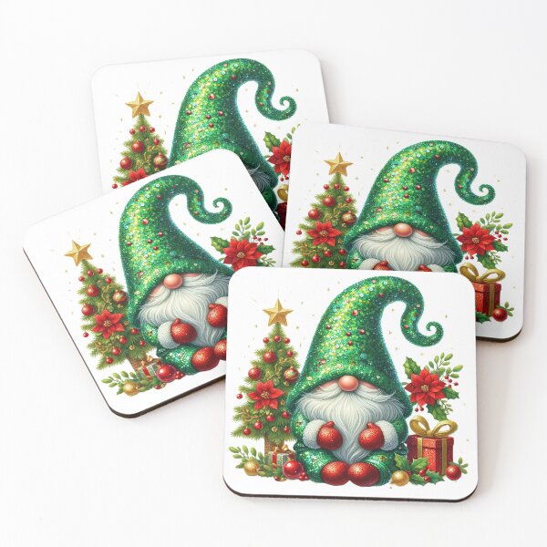 Item preview, Santa Claus Christmas Gnome With Xmas Tree Artwork designed and sold by DEC02.