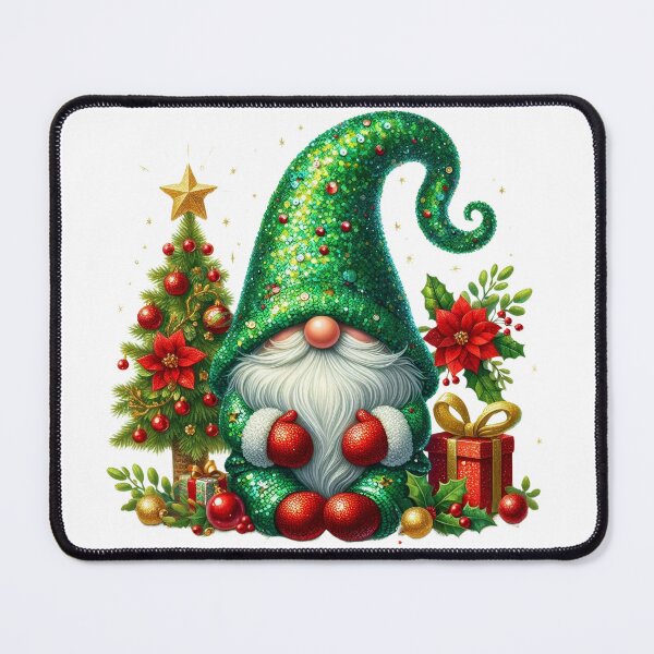 Item preview, Santa Claus Christmas Gnome With Xmas Tree Artwork designed and sold by DEC02.