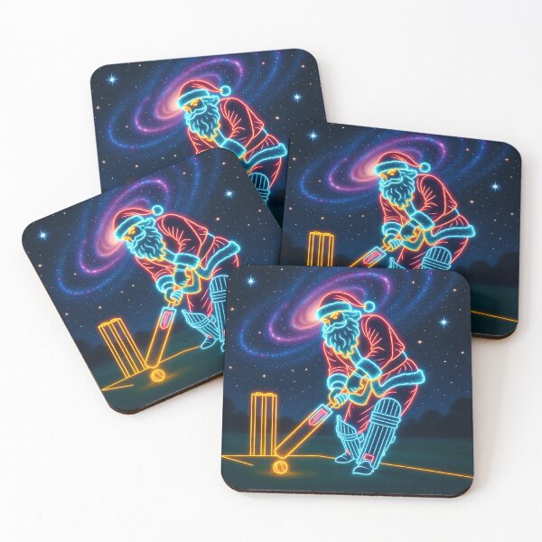 Item preview, Santa playing cricket.   designed and sold by Nomad-Maynard.