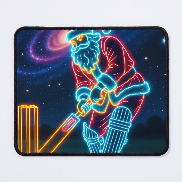 Item preview, Santa playing cricket.   designed and sold by Nomad-Maynard.