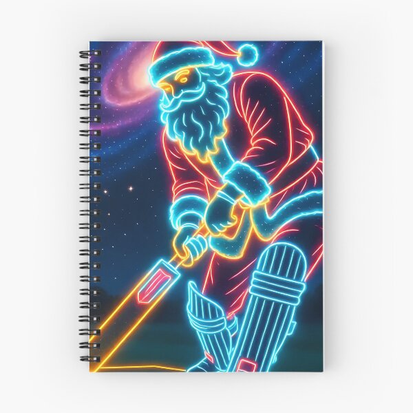 Item preview, Santa playing cricket.   designed and sold by Nomad-Maynard.