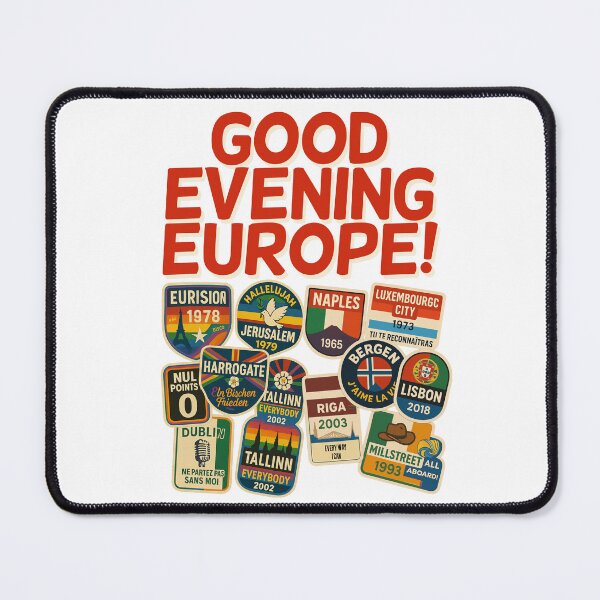 Item preview, Good Evening Europe designed and sold by JETSETPRIDE.
