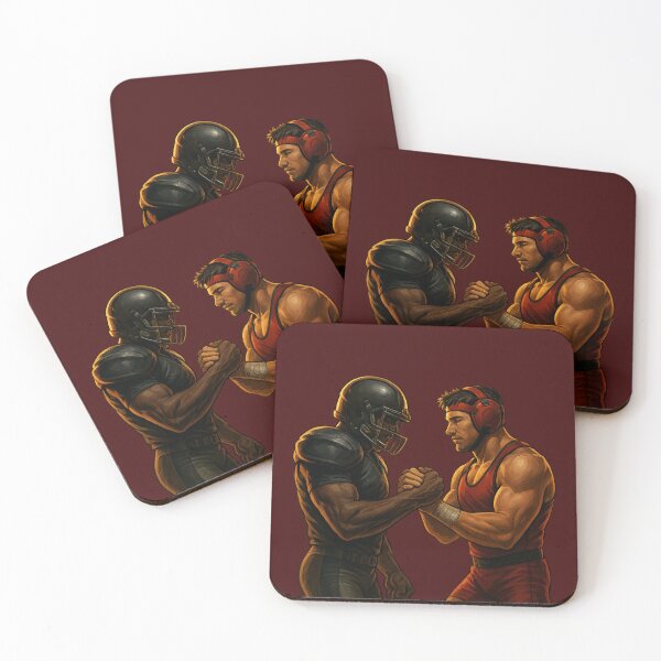 Item preview, Titan Clash: Football vs Wrestling Faceoff designed and sold by I AM BRO.