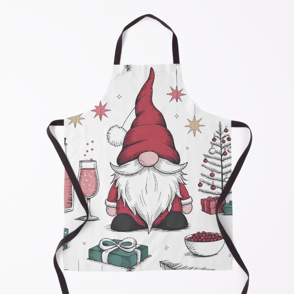 Item preview, Cute Nordic Christmas Gnome Festive Pattern designed and sold by sky11PP.