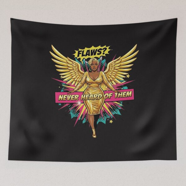 Item preview, FLAWS? Never Heard of Them. designed and sold by BoldBloomArt.