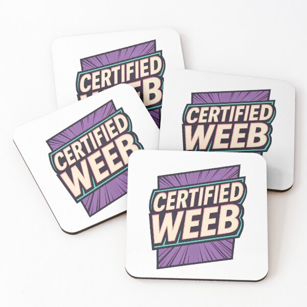 Item preview, Certified Weeb – Stylized Anime Aesthetic Typography designed and sold by PosterFuel.