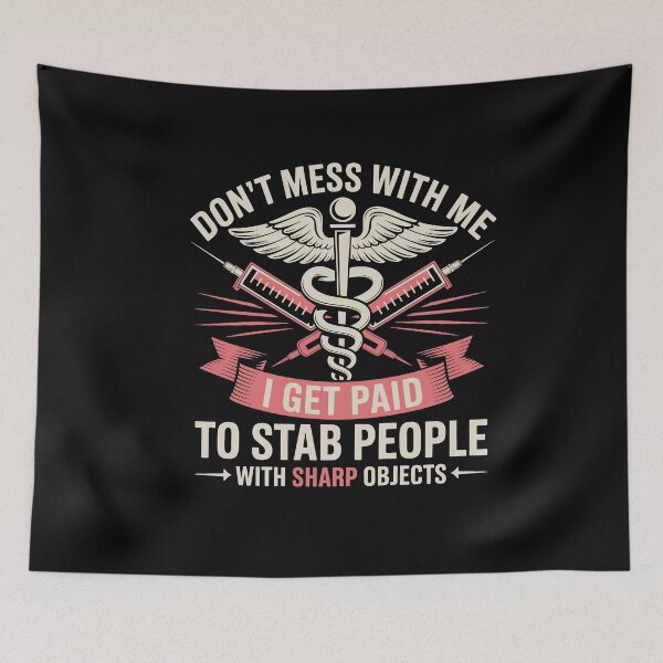 Item preview, Don't Mess With ME Funny Nurse Tshirt designed and sold by sols.