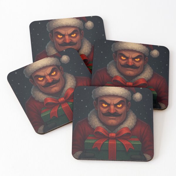 Item preview, Sinister Christmas Neighbor – Dark Holiday Fan Art designed and sold by SHOCAMPOS DESIGNS .