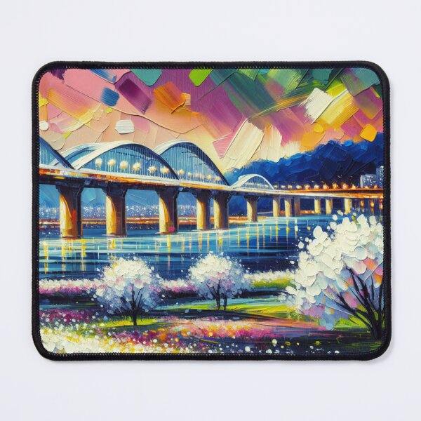 Item preview, Seongsu Bridge in Spring designed and sold by Mara Moon.