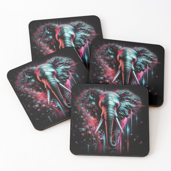Item preview, Magical Digital Elephant designed and sold by WakeyWakeySakey.