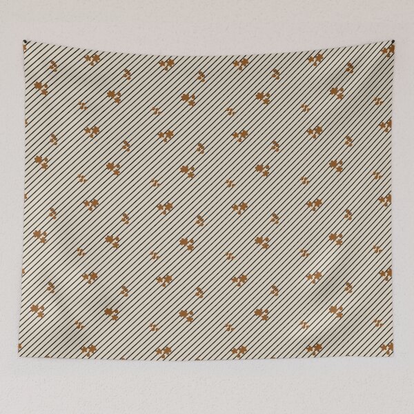 Item preview, Stripes Flowered designed and sold by LittleFishStud.
