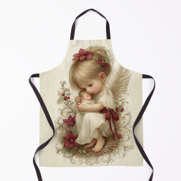 Item preview, Vintage Angel with Baby Jesus designed and sold by Eclectic Monkey.