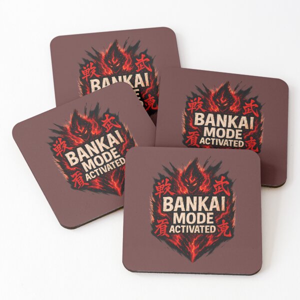 Item preview, Bankai Mode Activated – Anime Power-Up Stylized Emblem designed and sold by PosterFuel.