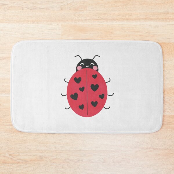 Item preview, cute ladybird with heart spots designed and sold by winterpumpkin.