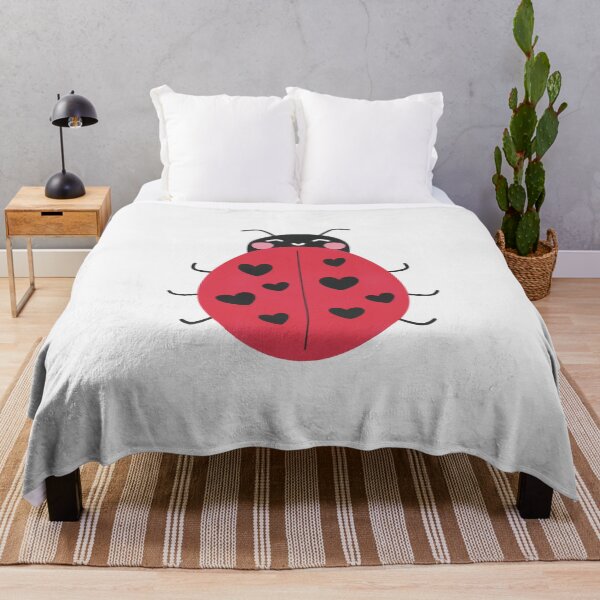 Item preview, cute ladybird with heart spots designed and sold by winterpumpkin.