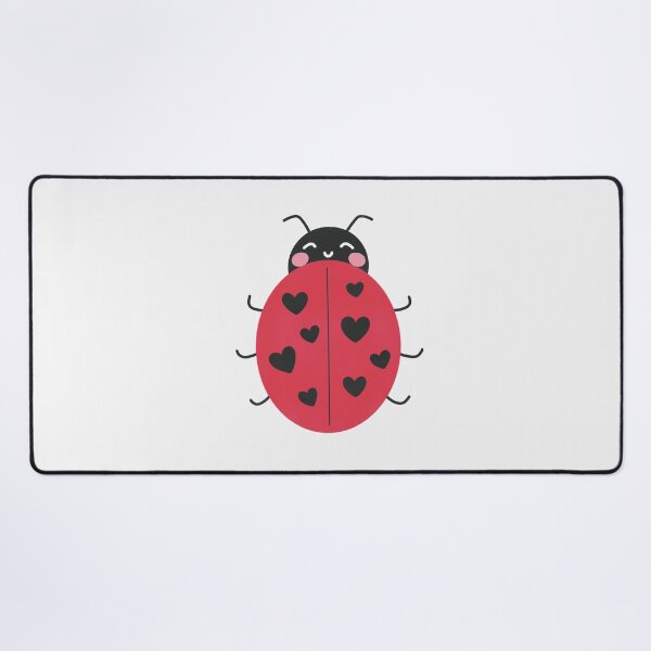 Item preview, cute ladybird with heart spots designed and sold by winterpumpkin.