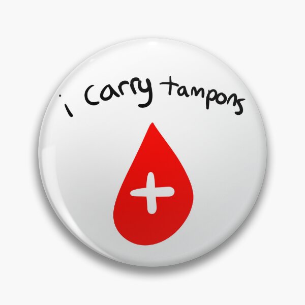 Item preview, I carry tampons - cross designed and sold by The Kolvas Collective.
