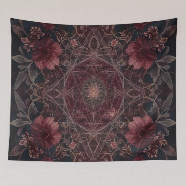 Item preview, Astral Garden of the Crimson Bloom designed and sold by AbstractAnom.