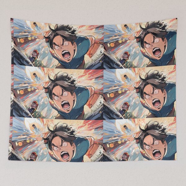 Item preview, Japan Dynamic Action Scenes Spirit Sports Athlete Colors designed and sold by ART ATTACK ZONE.