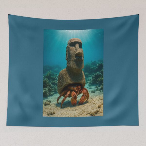 Item preview, Easter Island Hermit Crab designed and sold by Tridentulus.