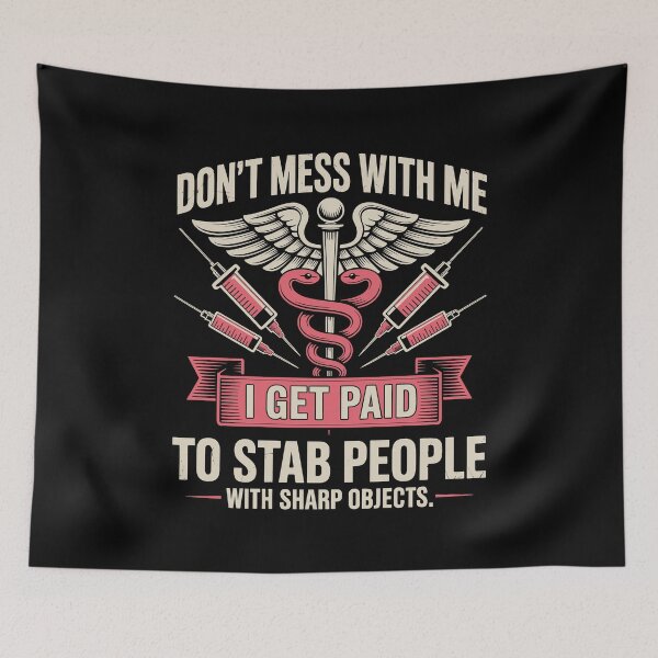 Item preview, Don't Mess With ME Funny Nurse Tshirt designed and sold by sols.