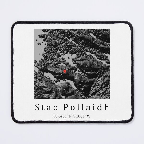 Item preview, Stac Pollaidh Scotland Mountain Map Art - Scottish Highlands Hiking Gift designed and sold by Loom on the Loch.