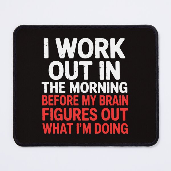Item preview, I Workout In Morning Gym Exercise Fitness Women Men designed and sold by MelSurf.