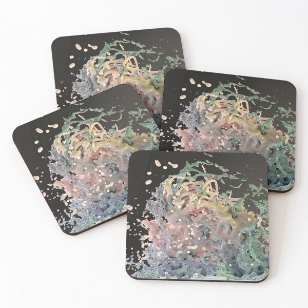 Item preview, 3D Organic Explosion - Abstract Mermaid Splash designed and sold by Keltoi-art.