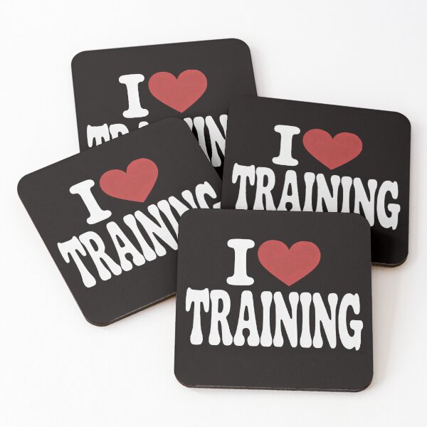 Item preview, I Love Training - Trainer Gym Workout Fitness Weights Cardio designed and sold by MelSurf.
