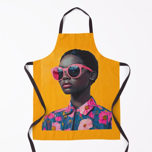 Item preview, Confident Woman Portrait with Bright Pink Sunglasses designed and sold by daila70.