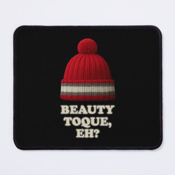 Item preview, Beauty Toque Eh? – Retro Canadian Winter Humour in Red designed and sold by CrazyKong.