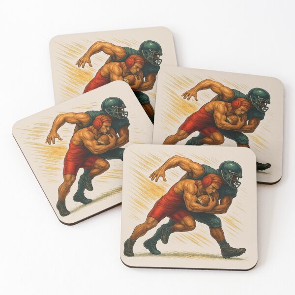 Item preview, Explosive Wrestler Takedown on Football Player designed and sold by I AM BRO.