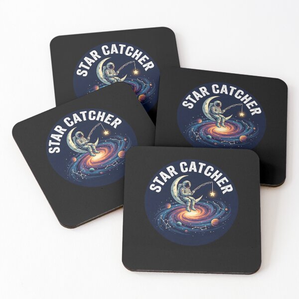 Item preview, Star Catcher Astronaut Fishing Galaxy designed and sold by Ambient Mind Design.