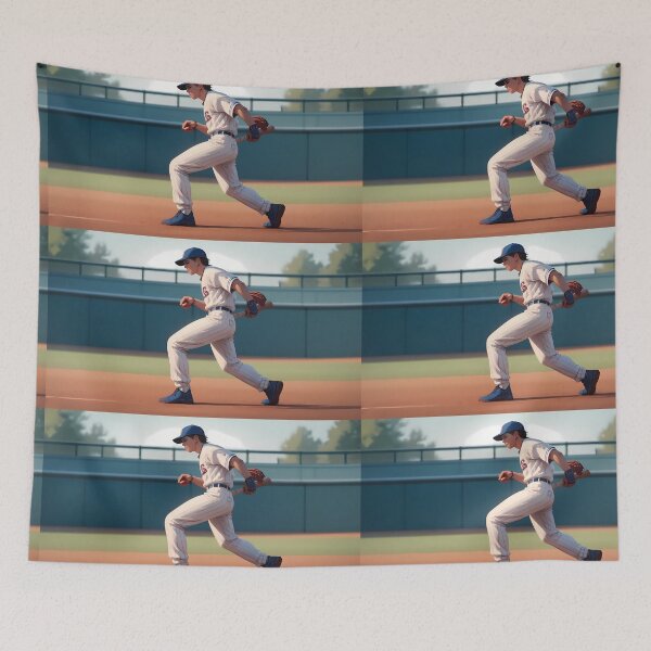 Item preview, Softball Dynamic Action Scenes Spirit Sports Athlete Colors designed and sold by ART ATTACK ZONE.