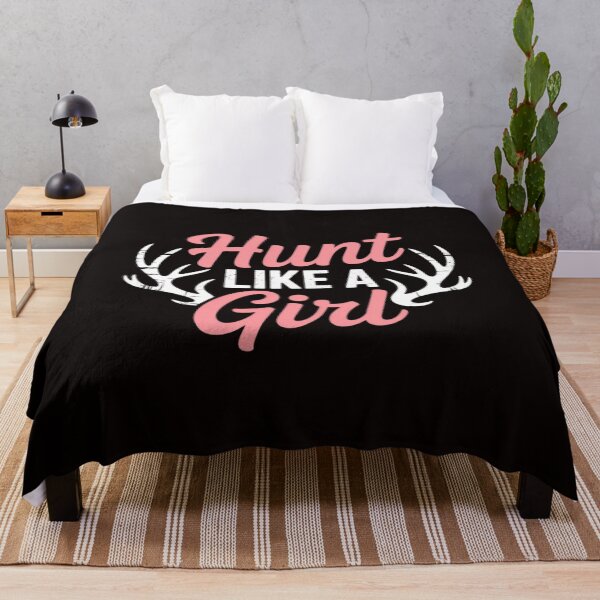 Item preview, Hunt Like A Girl Antler Hunters Gifts Deer Elk Woman designed and sold by MelSurf.