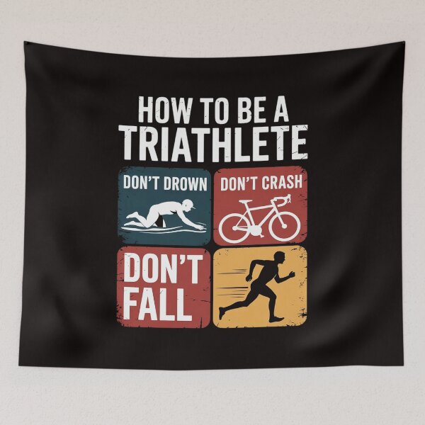 Item preview, How To Be A Triathlete Triathlon Gift designed and sold by MelSurf.