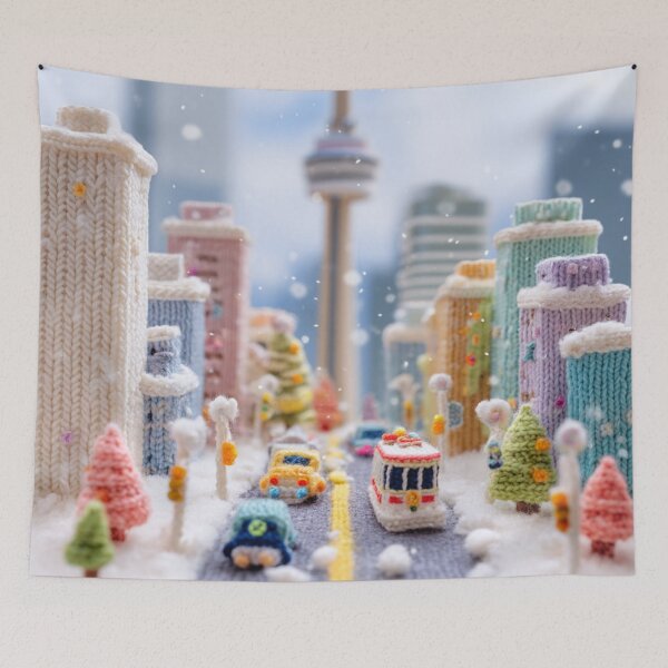 Item preview, Toronto City Quilt designed and sold by dazzeink.