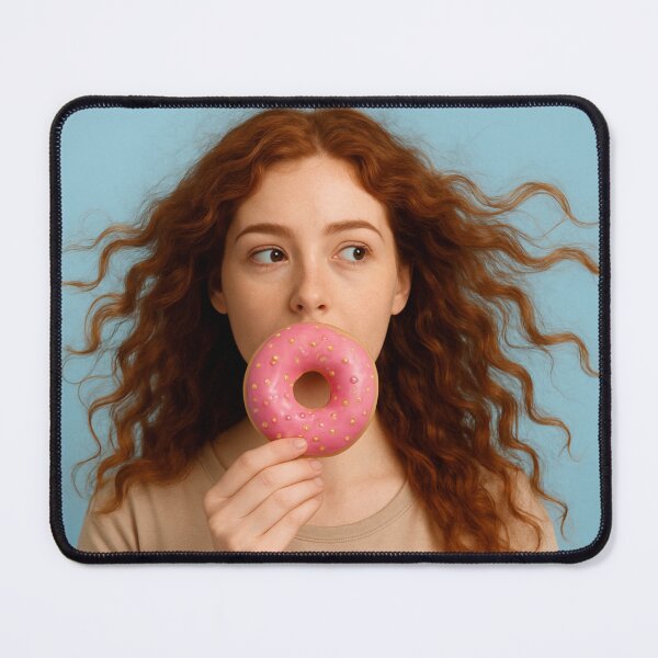 Item preview, Girl with donut designed and sold by Ana-Carla.