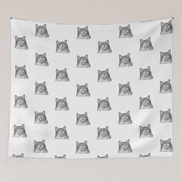 Item preview, Sketched Horrified Kitty designed and sold by aforza16.