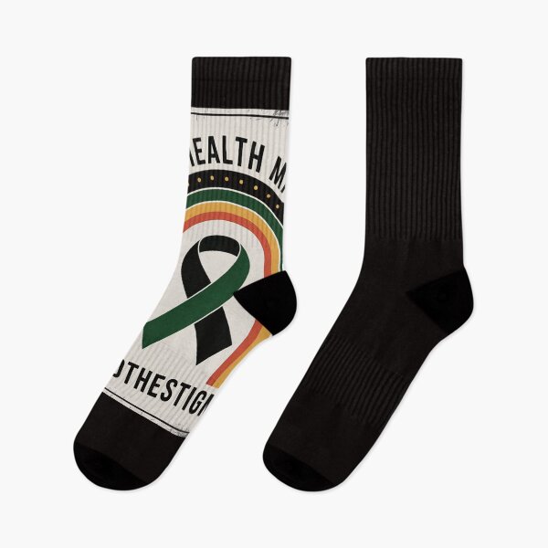 Item preview, Green Rainbow Mental Health Matters Awareness Month designed and sold by ControlCenter.