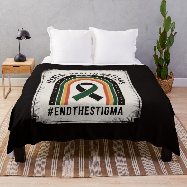 Item preview, Green Rainbow Mental Health Matters Awareness Month designed and sold by ControlCenter.