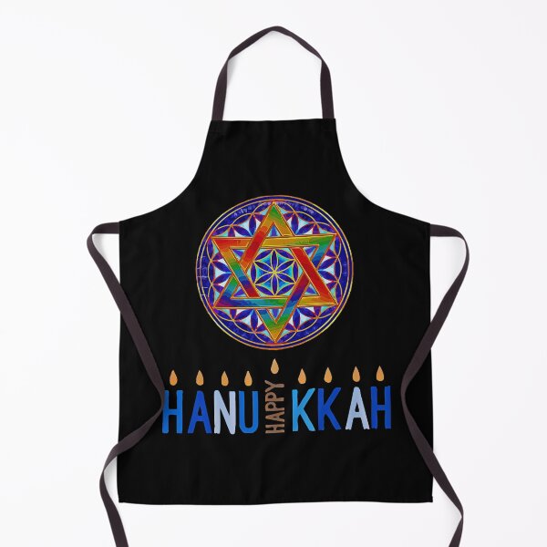 Item preview, Ancient Mosaic Art T-Shirt | Happy Hanukkah Menorah Star of David Tee designed and sold by Jerusalem Shuk.