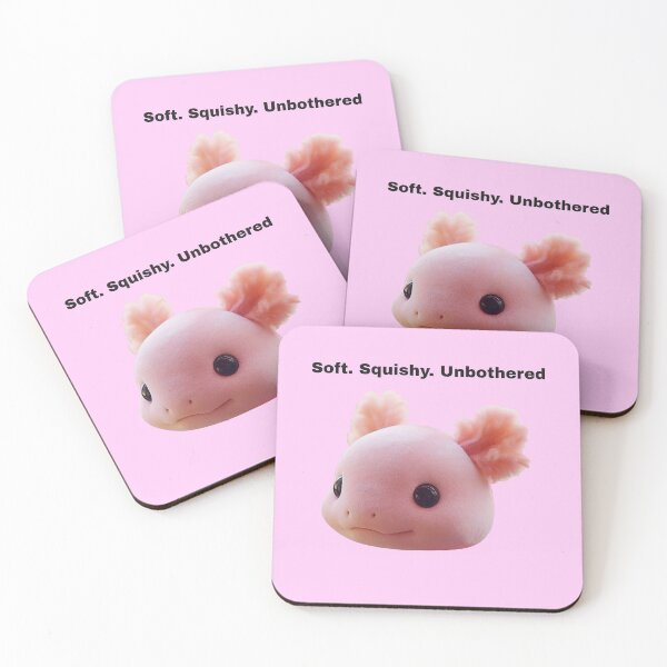 Item preview, cute Soft. Squishy. Unbothered Axolotl designed and sold by phillystore.