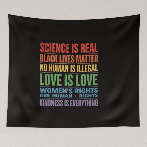 Item preview, Gay Pride Science Is Real Black Lives Matter Love Is Love designed and sold by ControlCenter.