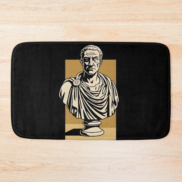 Artikelvorschau, Julius Caesar Brustbild-Shirt – Zweifarbiges Farbverlauf-T-Shirt mit römischem Kaiser entworfen und verkauft von WAUZ.
