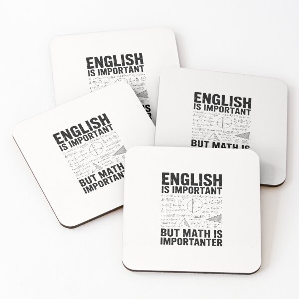 Item preview, English Is Important but Math Is Importanter  Math Teacher designed and sold by ControlCenter.