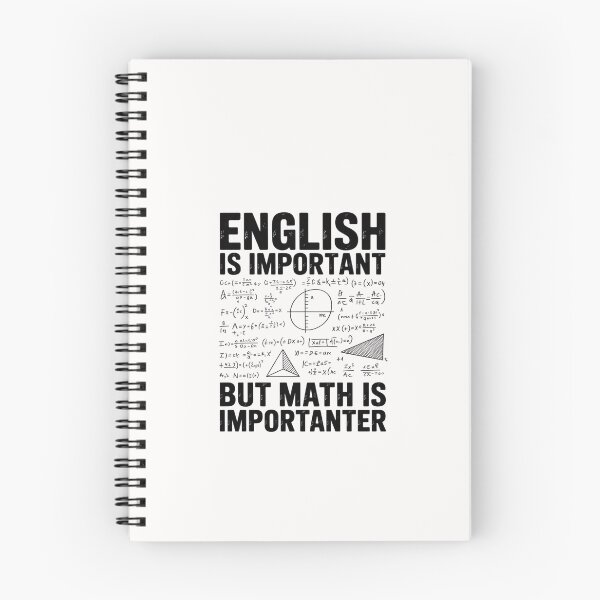 Item preview, English Is Important but Math Is Importanter  Math Teacher designed and sold by ControlCenter.