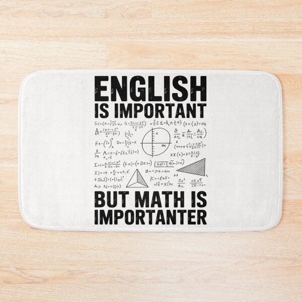 Item preview, English Is Important but Math Is Importanter  Math Teacher designed and sold by ControlCenter.