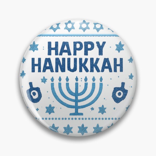 Item preview, Happy Hanukkah Ugly Sweater T-Shirt | Funny Jewish Holiday Menorah Tee designed and sold by Jerusalem Shuk.