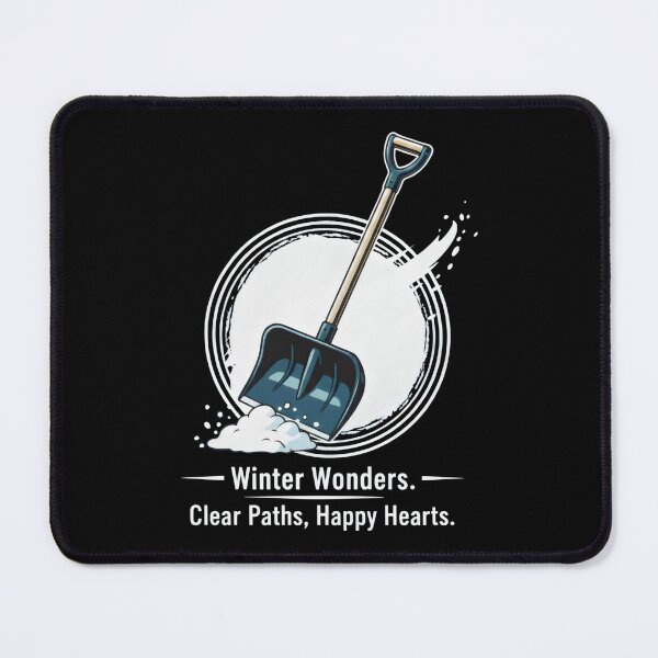 Item preview, Snow shovel. Snow removal. designed and sold by MyHappyArtShop.